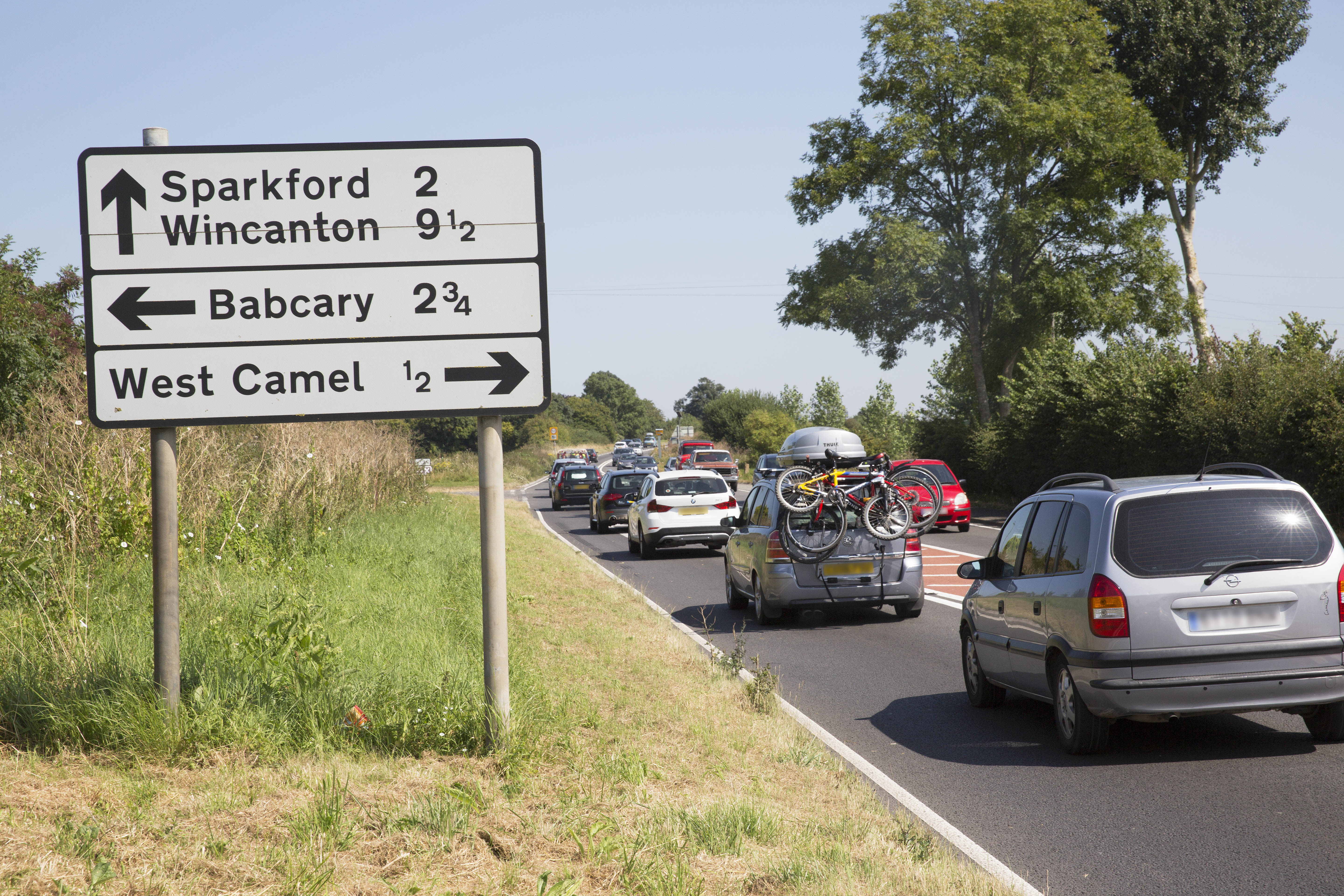 A303 Sparkford sign